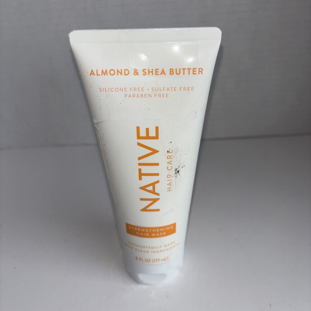 Native Hair Mask Almond And Shea Butter Sulfate Paraben Free 6 oz